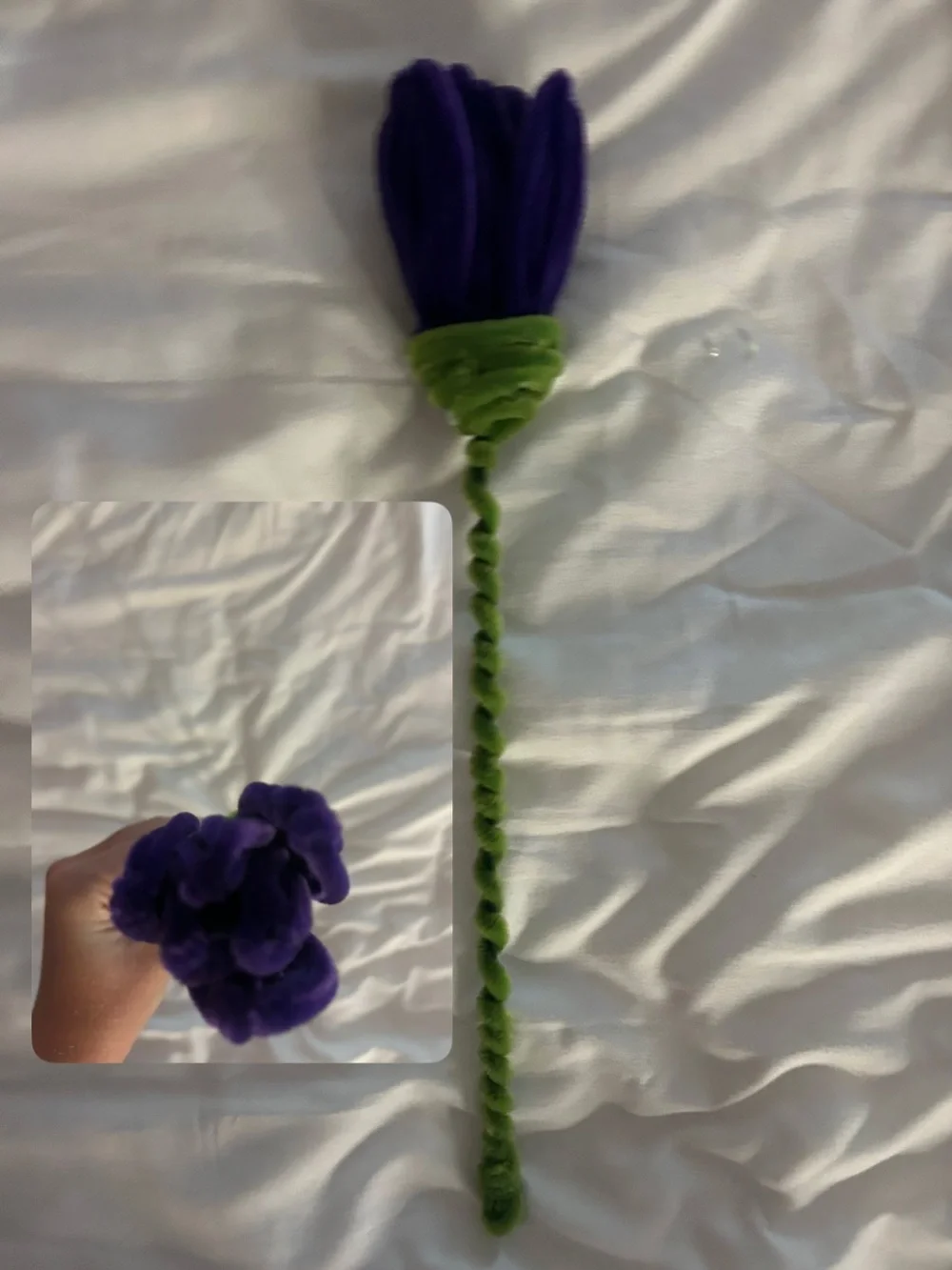 Pipe cleaner flower bouquet!